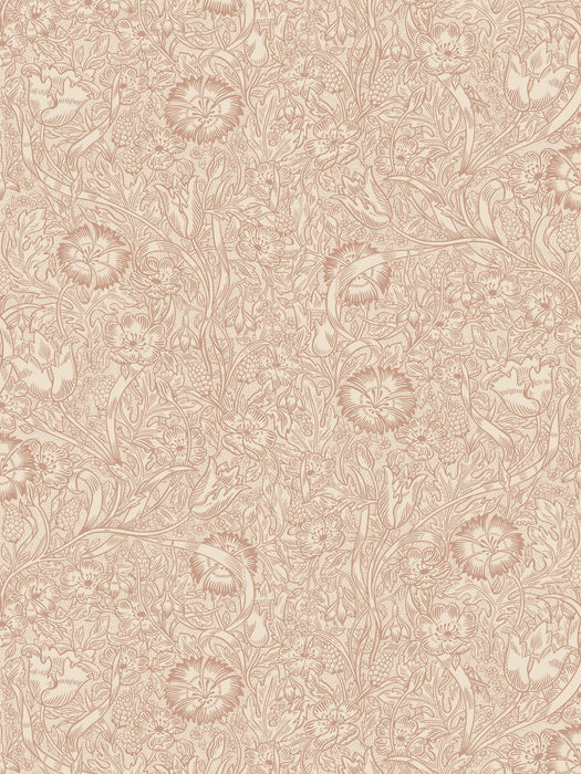 Scalamandre Caroline Terracotta Wallpaper Sample WSB02090002