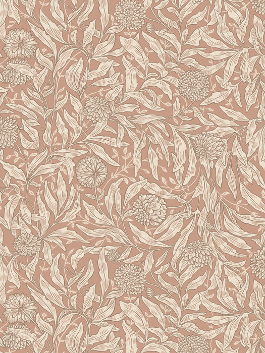 Scalamandre Olof Terracotta Wallpaper Sample WSBOLOF0003