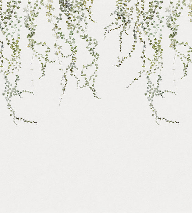 Sandberg Aralia - Mural Moss Green Wallcovering Sample WSB06400004