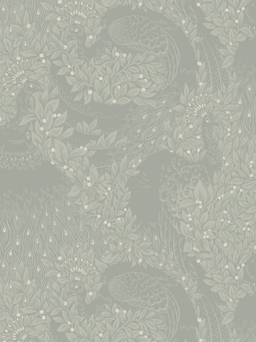 Sandberg Evelina Sage Green Wallpaper Sample WSB10120007