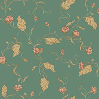Sandberg Elmire Emerald Wallpaper WSB14000009