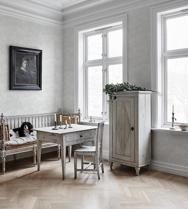 Sandberg Raphael White Wallpaper Sample WSB04440011