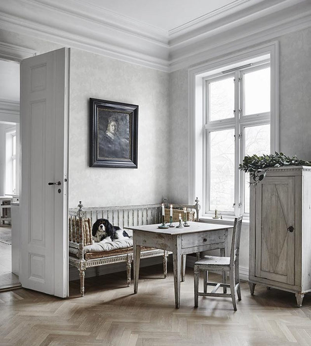 Sandberg Raphael White Wallpaper Sample WSB04440011