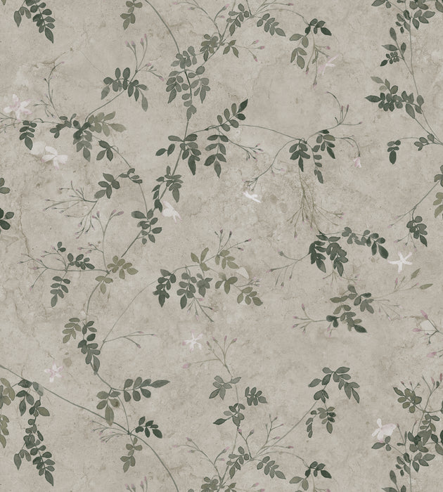 Sandberg Irene Olive Green Wallcovering Sample WSB101110012