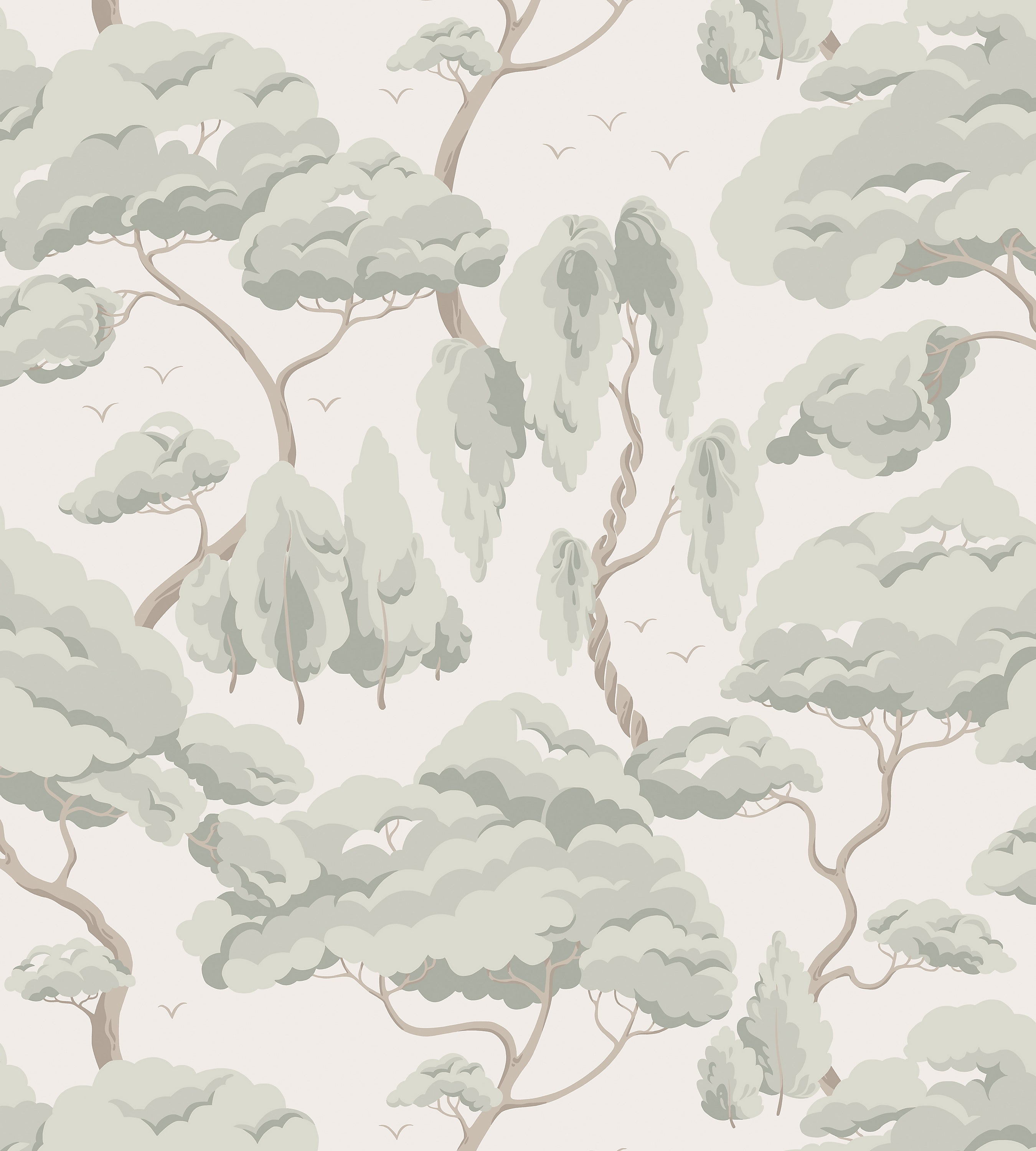 Sandberg Kristoffer Spring Green Wallcovering Sample WSB101230023