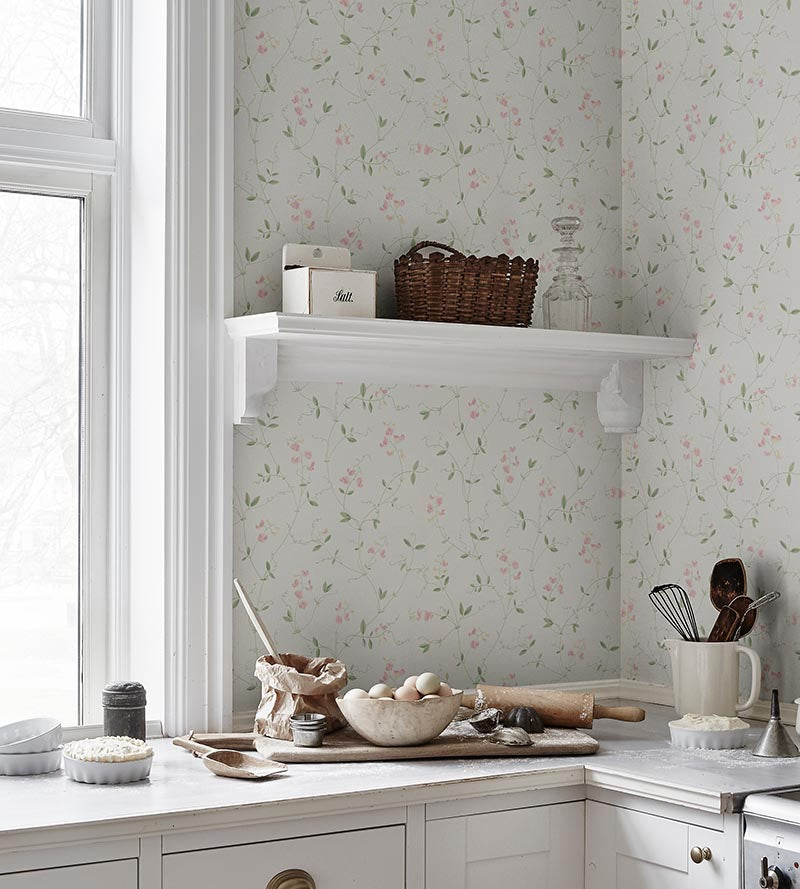 Sandberg Sanna Light Pink Wallpaper Sample WSB04900024