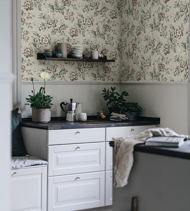 Sandberg Rosenholm Wheat Wallpaper Sample WSB04070029