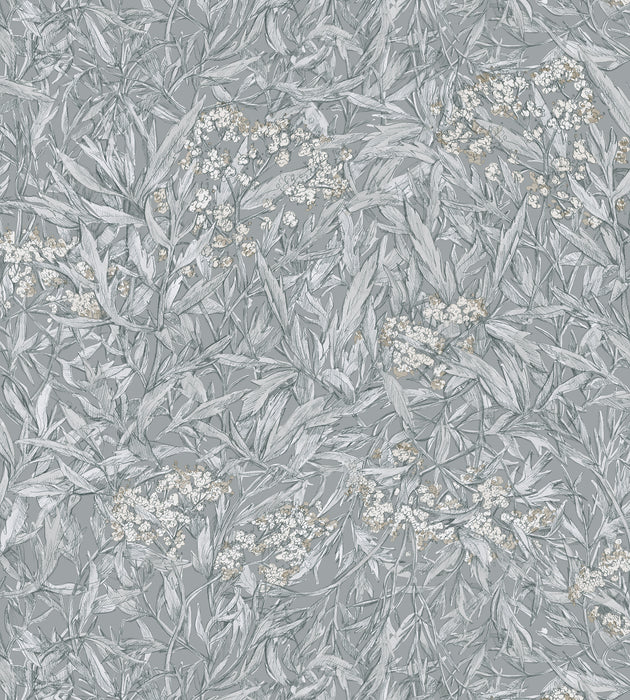 Sandberg Malin Mineral Grey Wallcovering Sample WSB02250031
