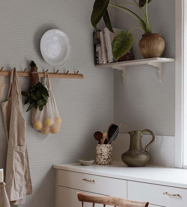 Sandberg Einar Grey Wallpaper Sample WSB07020031