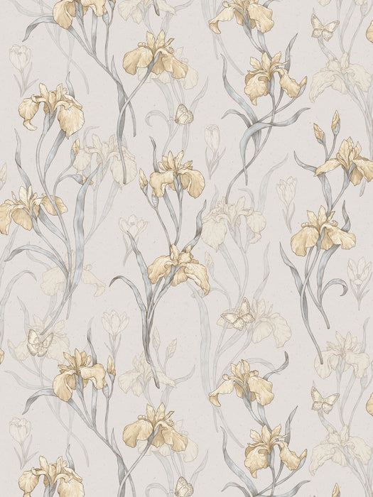 Sandberg Iris Amber Wallpaper WSB010130036