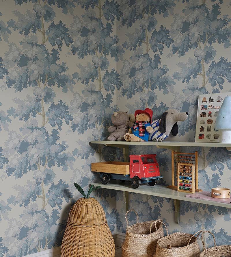 Sandberg Raphael Light Blue Wallpaper Sample WSB04440036