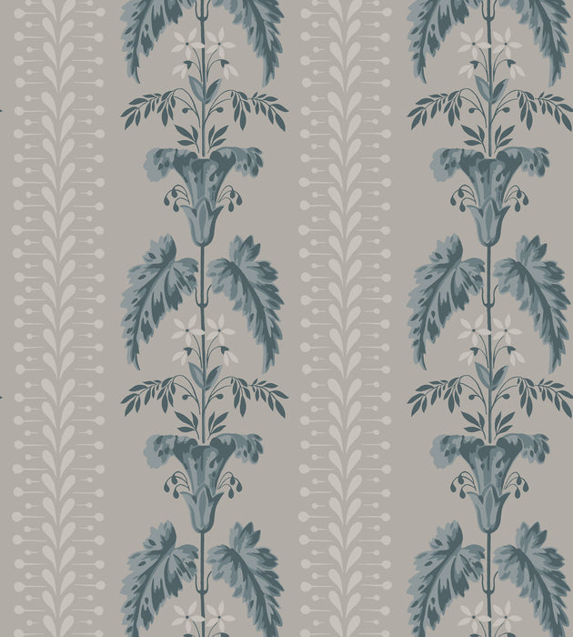 Sandberg Sophie Indigo Blue Wallcovering Sample WSB08310036