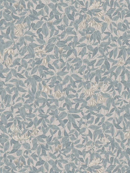 Sandberg Linnea Misty Blue Wallpaper Sample WSB08380036