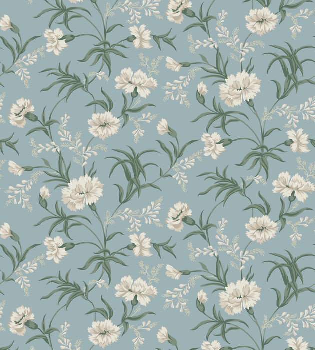 Sandberg Emilie Sky Blue Wallcovering Sample WSB08320037