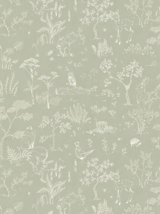 Scalamandre Hollie Pistachio Wallpaper WSB02320038