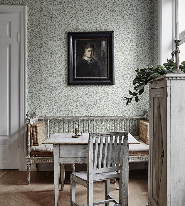 Sandberg Karolina Green Wallpaper Sample WSB08070038