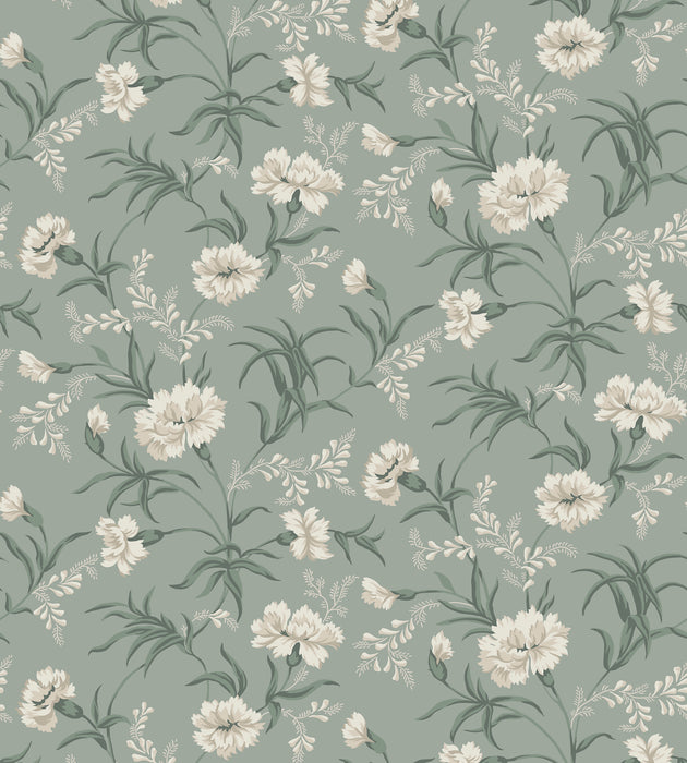 Sandberg Emilie Garden Green Wallcovering Sample WSB08320038