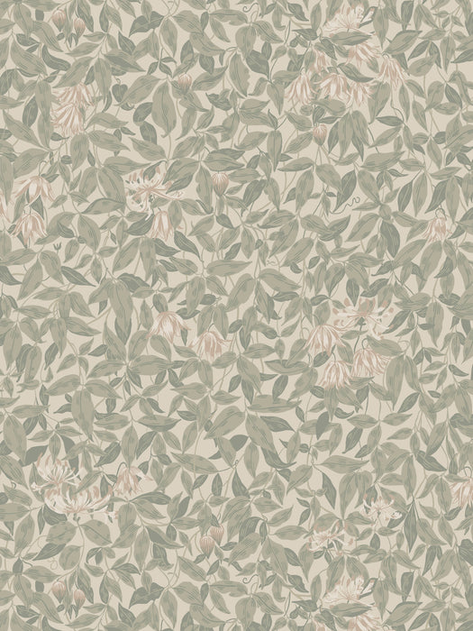 Sandberg Linnea Garden Green Wallpaper Sample WSB08380038