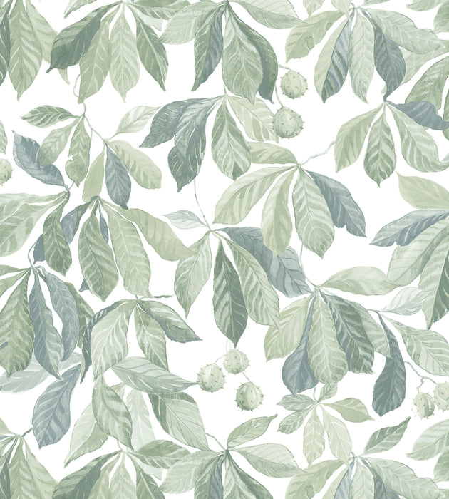 Sandberg Kersti Spring Green Wallcovering Sample WSB10140044
