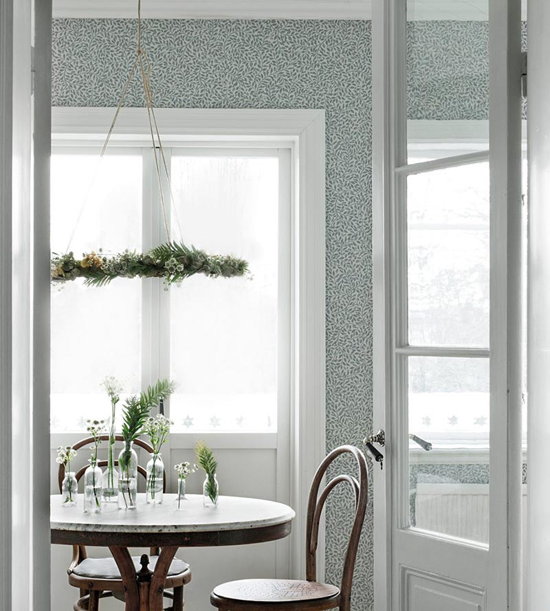 Sandberg Sigfrid Blue Wallpaper Sample WSB04250046