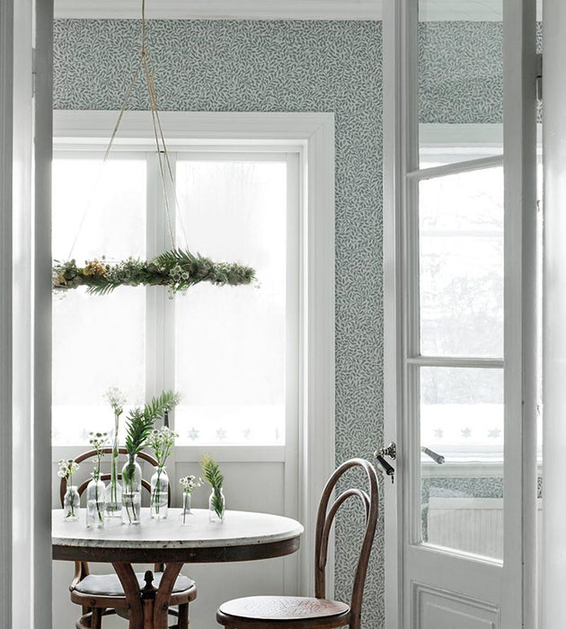 Sandberg Sigfrid Blue Wallpaper Sample WSB04250046