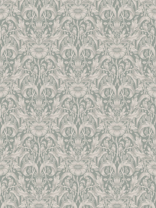 Sandberg Emil Garden Green Wallpaper Sample WSB08350048