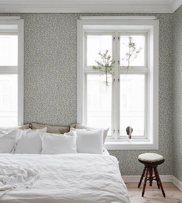 Sandberg Karolina Blue Wallpaper Sample WSB08070056