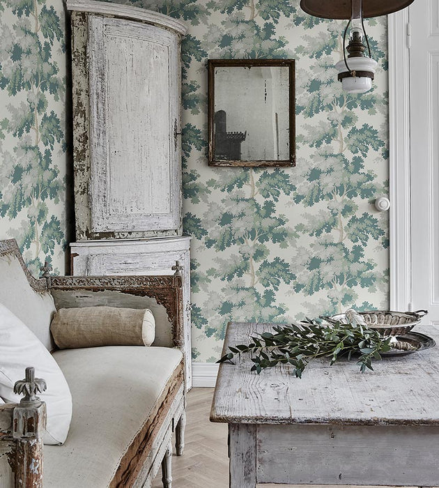 Sandberg Raphael Green Wallpaper Sample WSB04440058