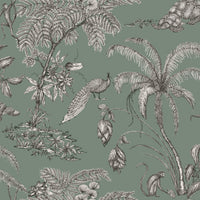 Scalamandre Moa Juniper Wallpaper WSB02400068