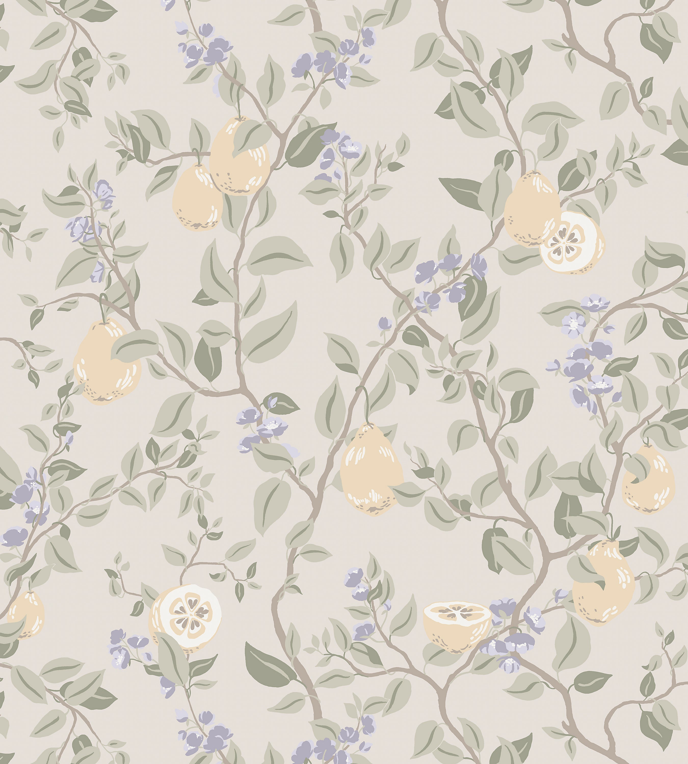 Sandberg Kvitten Lilac Wallcovering Sample WSB04320069