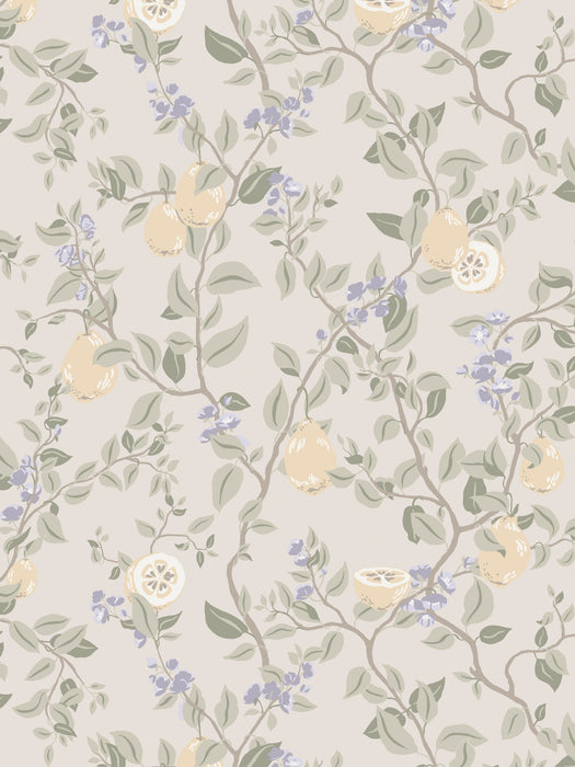 Sandberg Kvitten Lilac Wallpaper Sample WSB04320069