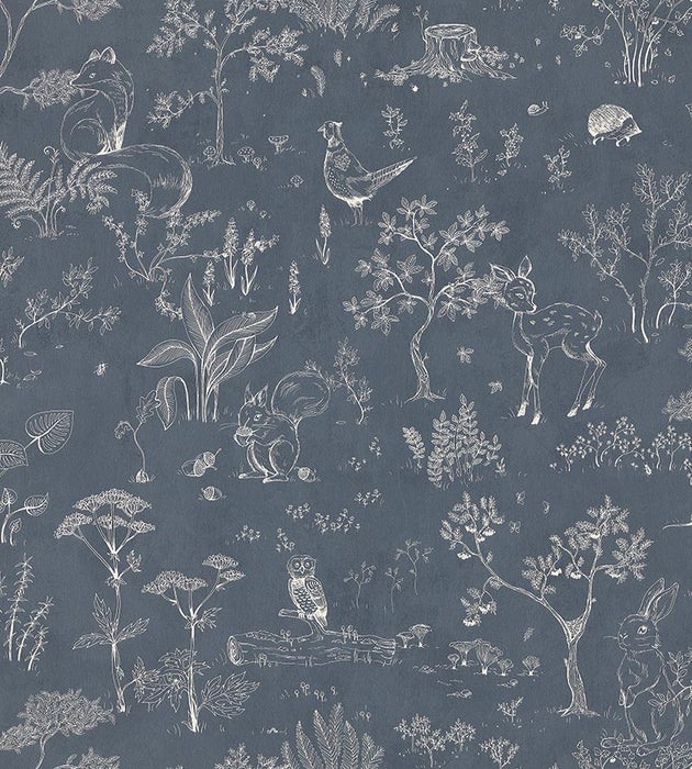 Sandberg Hollie Dark Blue Wallpaper WSB02320076
