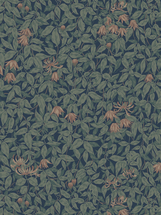 Sandberg Linnea Midnight Blue Wallpaper WSB08380076
