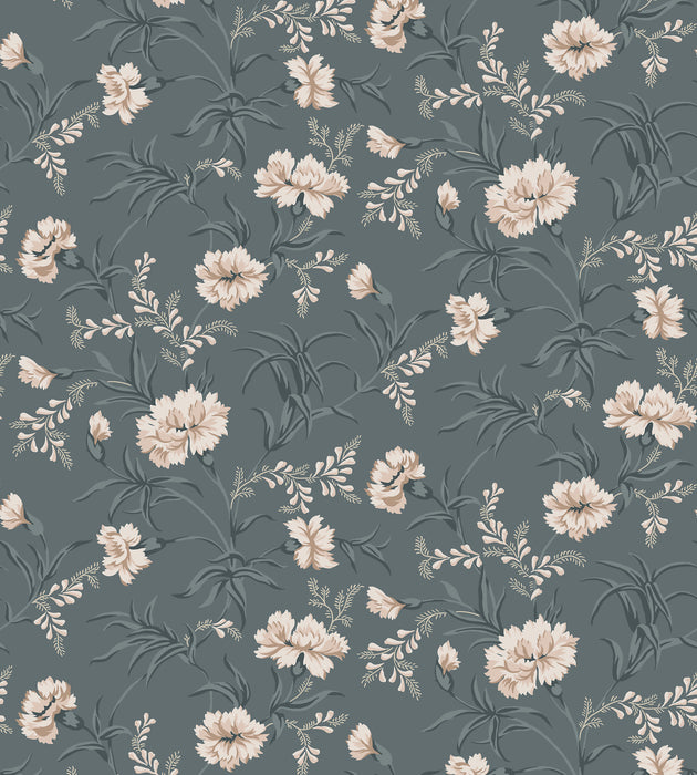 Sandberg Emilie Petrol Wallcovering Sample WSB08320077