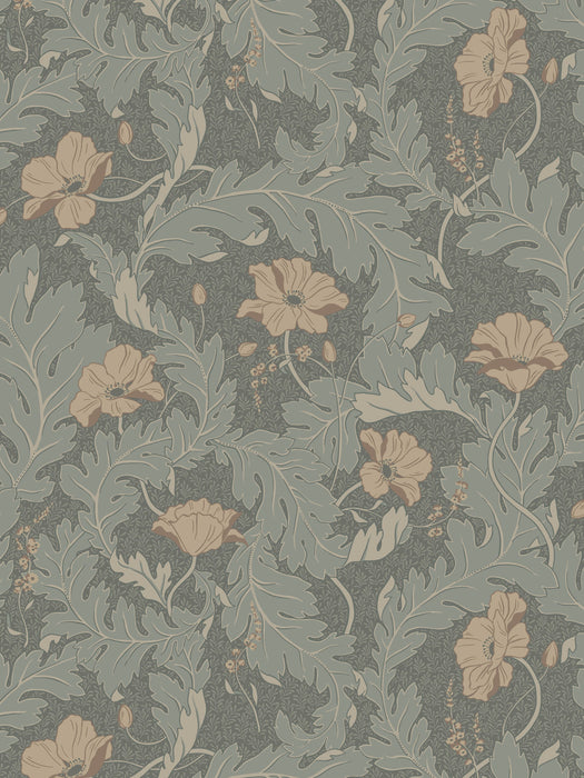 Sandberg Charlotta Forest Green Wallpaper WSB08300078
