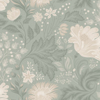 Scalamandre Ava Sage Green Wallpaper WSB04000080