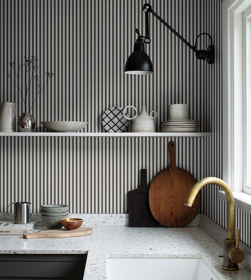 Sandberg Estelle Graphite Wallpaper WSB08260081