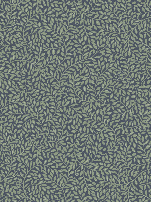 Scalamandre Sigfrid Classic Blue Wallpaper Sample WSB04250082