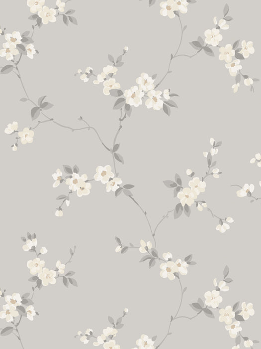 Scalamandre Engla Mineral Grey Wallpaper Sample WSBENGLA0087