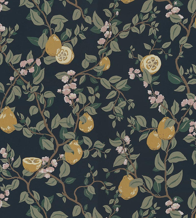 Sandberg Kvitten Dark Blue Wallpaper Sample WSB04320096