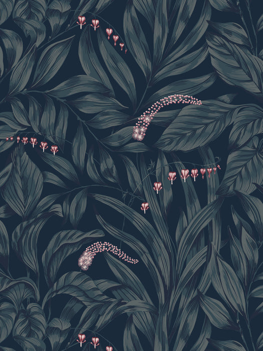 Sandberg Elin Midnight Blue Wallpaper Sample WSB08370096