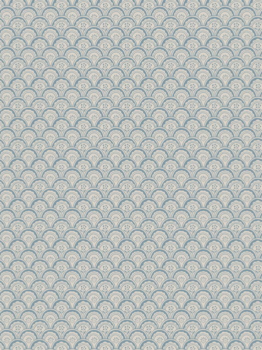 Scalamandre Beata Misty Blue Wallpaper WSBBEATA0235
