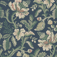 Sandberg Daphne Midnight Blue Wallpaper WSBDAPHNE0240