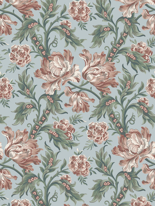 Scalamandre Amelia Sky Blue Wallpaper WSBAMELIA0251