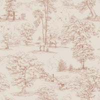 Scalamandre Montfort Terracotta Wallpaper WSBMONTFORT0255
