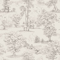 Scalamandre Montfort Graphite Wallpaper WSBMONTFORT0256