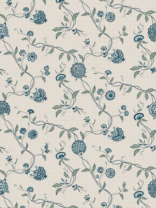 Scalamandre Adelaide Blue Wallpaper WSBADELAIDE0264