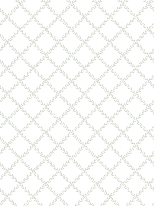 Scalamandre Trellis Garden Green Wallpaper WSBTRELLIS0301