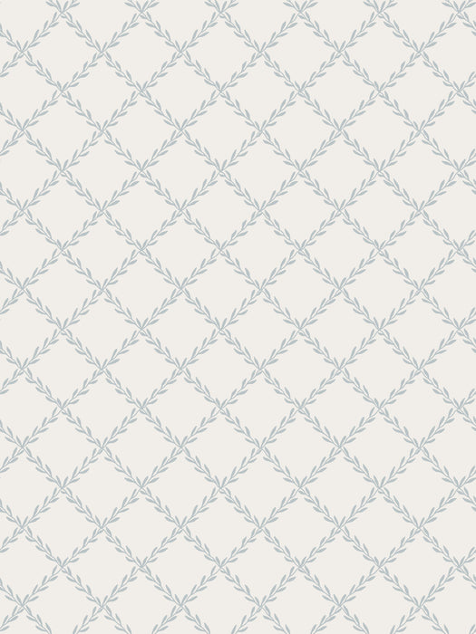 Scalamandre Trellis Misty Blue Wallpaper Sample WSBTRELLIS0303