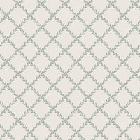 Scalamandre Trellis Forest Green Wallpaper WSBTRELLIS0304